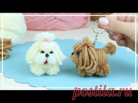 Самая Милая Маленькая Собачка из Ниток - ЛЕГКО! 🐶🧶🐕 The Cutest Dog Easy Making 🌟 DIY NataliDoma