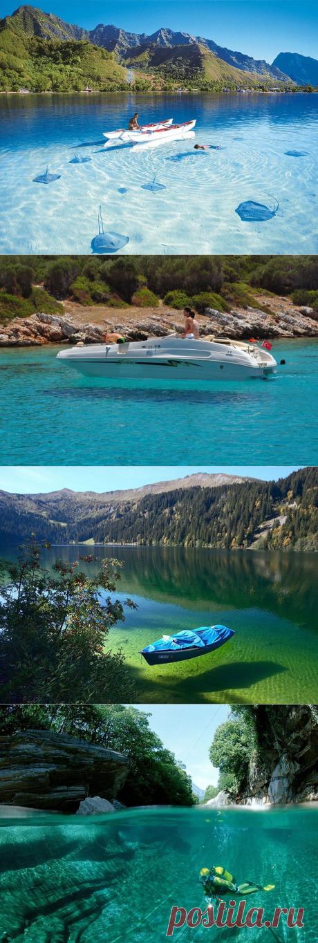 35 уникальных мест планеты, которые удивят кристально чистой водой  (36 фото)