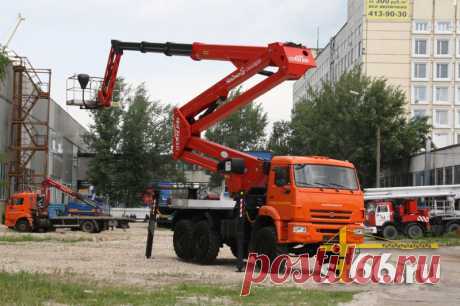 Аренда спецтехники: Автовышка КАМАЗ-43118 35м в г.Казань (Татарстан) #23172
