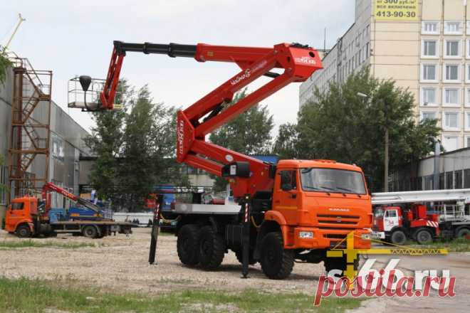 Аренда спецтехники: Автовышка КАМАЗ-43118 35м в г.Казань (Татарстан) #23172