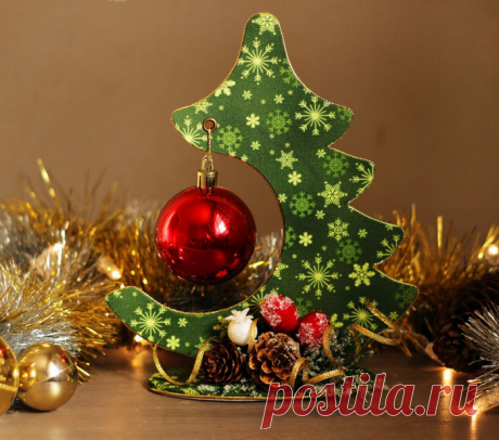 Поделка &quot;Ёлочка-подвеска для шарика&quot; своими руками. Выкройки, МК. / Обсуждение на LiveInternet - Российский Сервис Онлайн-Дневников