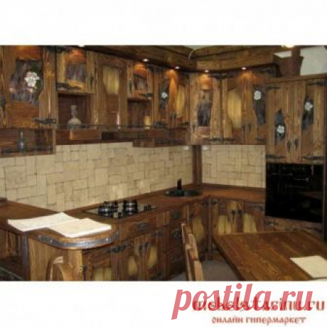 Кухня под старину из массива дерева "Ростислава" Кухня под старину из массива дуба / сосны.
