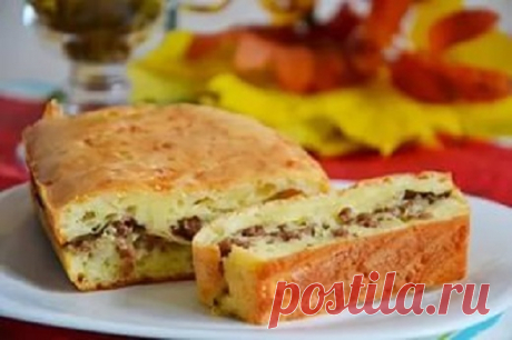 Как приготовить быстрый пирог на сковороде с ветчиной и помидорами :: Кулинарные рецепты