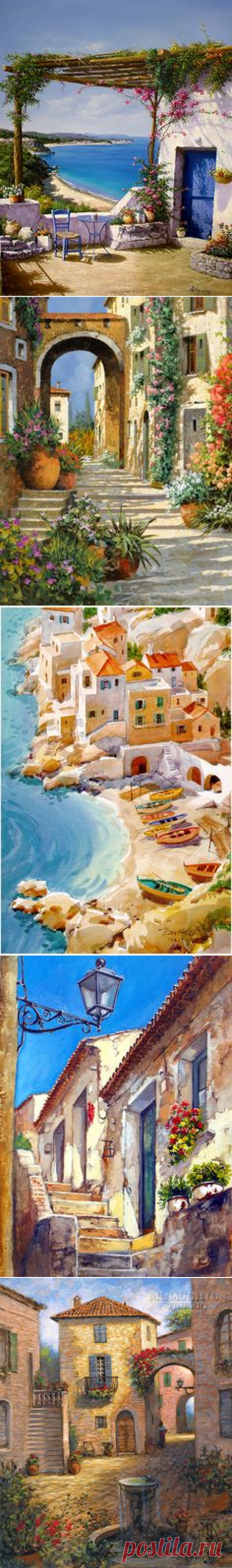 (116) Old Town Italy ~ Francis Mangialardi | Pinturass