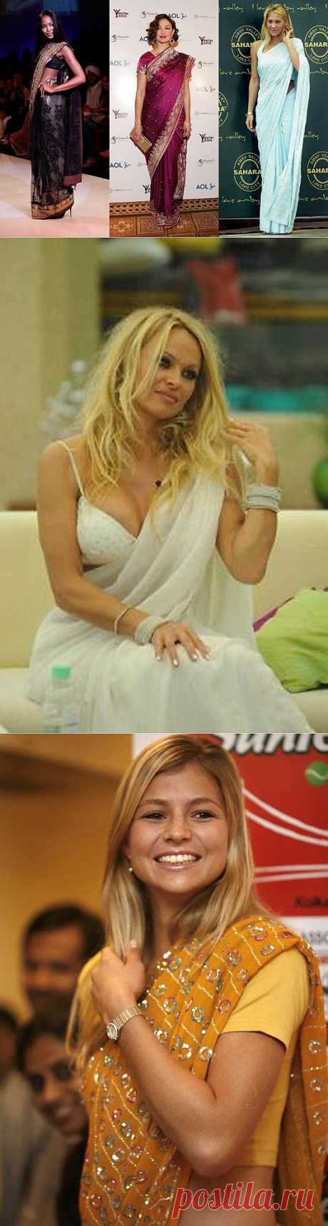 Знаменитости в индийском сари : НОВОСТИ В ФОТОГРАФИЯХ