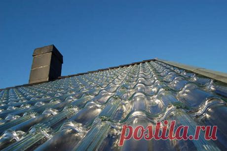 Стеклянная черепица как способ обогреть дом | Квартирный вопрос