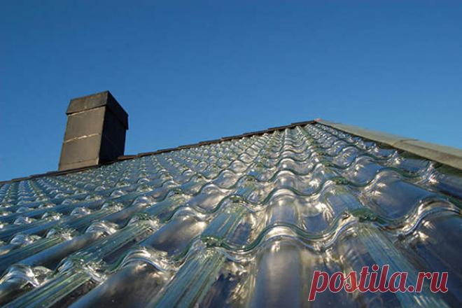 Стеклянная черепица как способ обогреть дом | Квартирный вопрос
