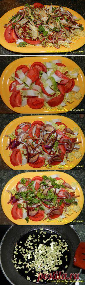 Салат из фенхеля - пошаговый рецепт с подробным фото