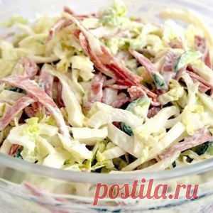 6 салатов с пекинской капустой