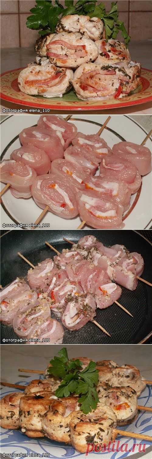 Куриный шашлык "Кучерявый" • Блюда из курицы и цыплят