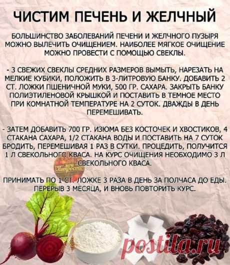 Чистим печень и желчный