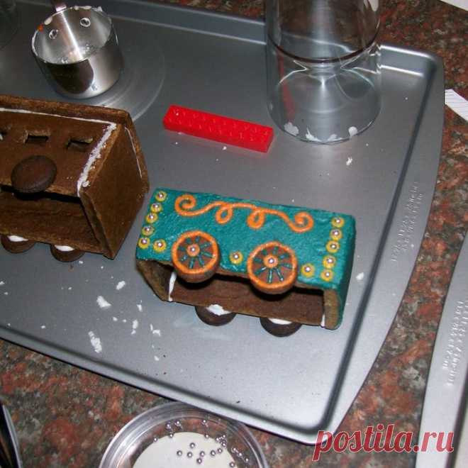 Движущиеся пряники поезд печенье: 6 шагов (с картинками)