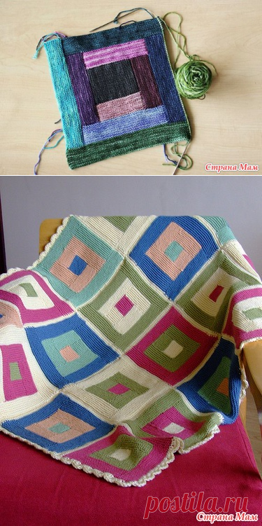 Как вязать бабушкин квадрат сапицами. МК.