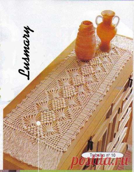 Вязаные дорожки,салфетки