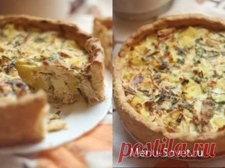 Рецепт вкусного пирога с курицей и картошкой