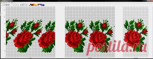 Флора : Формат jpg : Схемы для вязаных чехлов для телефонов и сумочек : Файлы : jbead