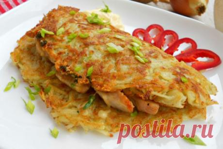 Картофельные лепешки с начинкой — Journal women❜s