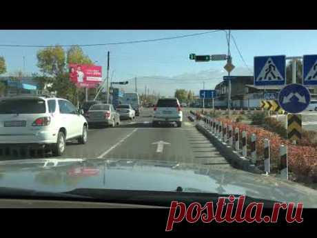 Казахстан. Карантин.  Дороги в городе Иссык.