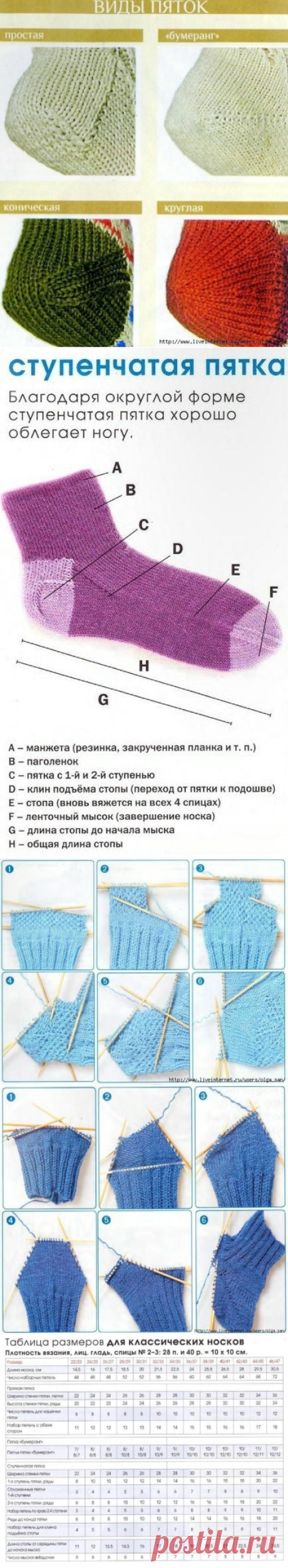 Виды пяток