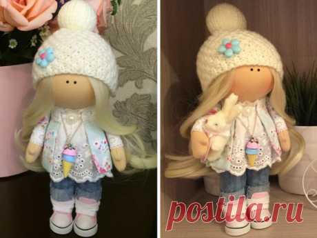 Handmade doll Nursery doll Soft doll Art doll by AnnKirillartPlace