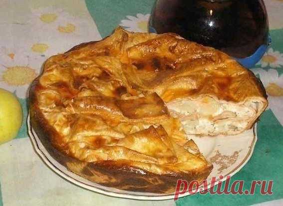 Как приготовить пирог из лаваша (с сулугуни, укропом и картошкой) - рецепт, ингредиенты и фотографии
