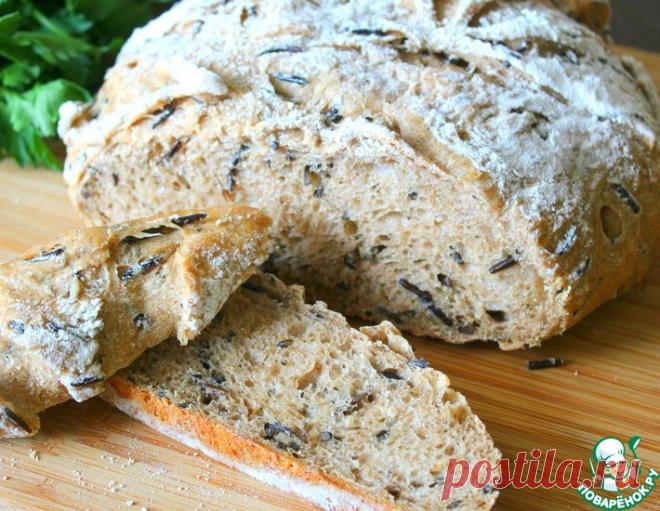 Хлеб с травами и диким рисом – кулинарный рецепт