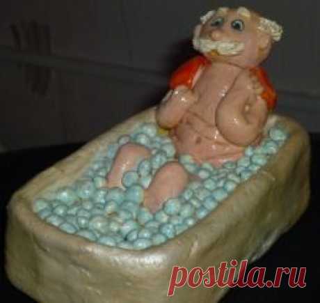 дед в ванной