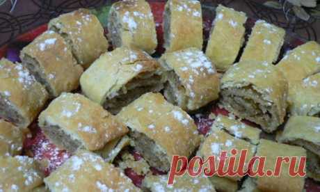 Барурик - армянский рулет с грецким орехом