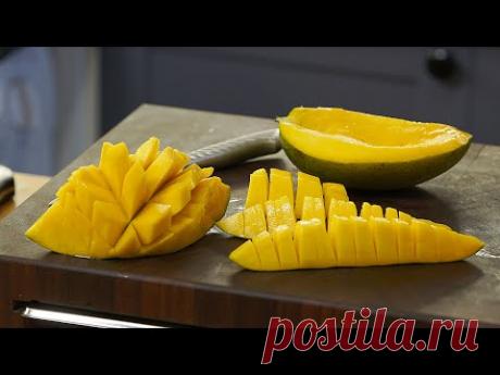 Как чистить и резать манго