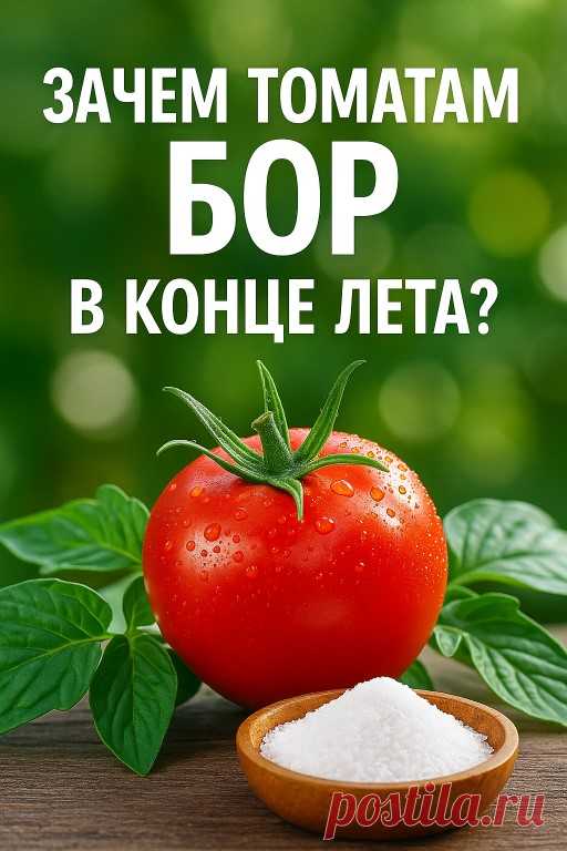 Почему борная кислота важна для томатов в августе?... | Интересный контент в группе Дача - Загородный Рай. Идеи!