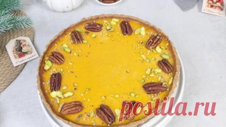 Пост на стене Тыквенно - сливочный тарт Девочки, это отвал всего! Забирайте идеальный способ побаловать себя и близких🎃 Песочная основа с карамельно-ореховой ноткой. Внутри - шелковая тыквенно-пряная начинка, с кремовой текстурой и нежнейшим сливочным вкусом.КБЖУ на 100 гр: 238/7/14/17🔥Вес 670 грФорма 18 см📌Ингредиенты:🥮Песочная основа• мука рисовая цельнозерновая 60 гр• мука миндальная 45 гр• грецкий ...