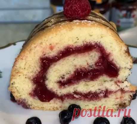 ВКУСНЕЕ И БЫСТРЕЕ НЕ ПРИДУМАЕШЬ. РУЛЕТ ЗА — 30 МИНУТ!!!