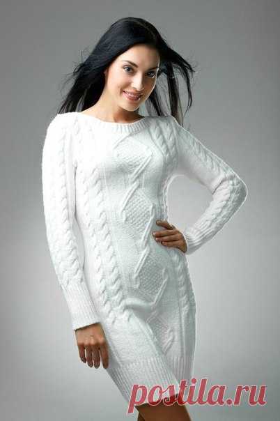 #вязание #мода #пряжа #узоры #спицами #крючком #платья #джемпера #кофты #уроки #юбки #look #схемы