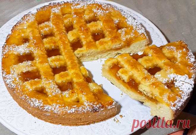 Быстрый и вкусный пирог с вареньем: Изумительное рассыпчатое тесто