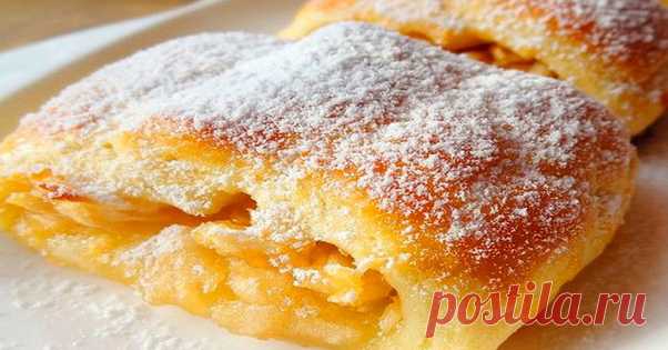 Мягчайшие рулетки с яблоками на скорую руку.