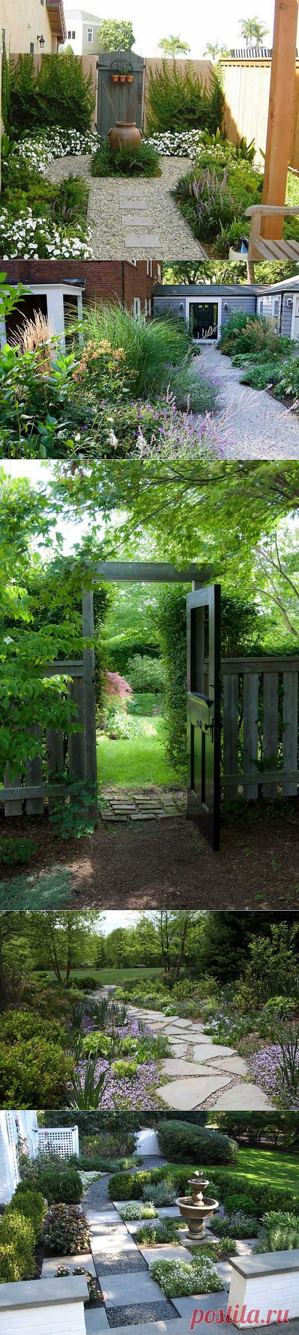 Как преобразить узкий дачный дворик.
InfoHome.com.ua