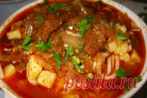 Лагман (узбекский густой суп) | Мой садочек