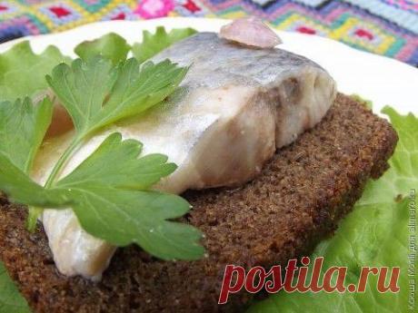 Домашняя селёдка в томатном соке