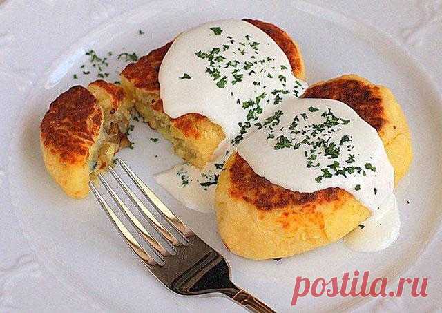 Картофельные зразы с грибами — Мой садочек