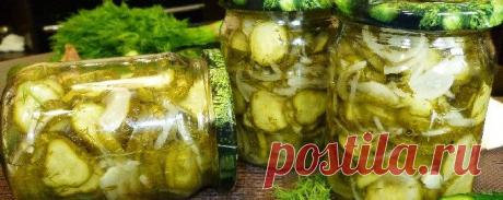 Салат Нежинский из огурцов на зиму - 5 рецептов с фото пошагово