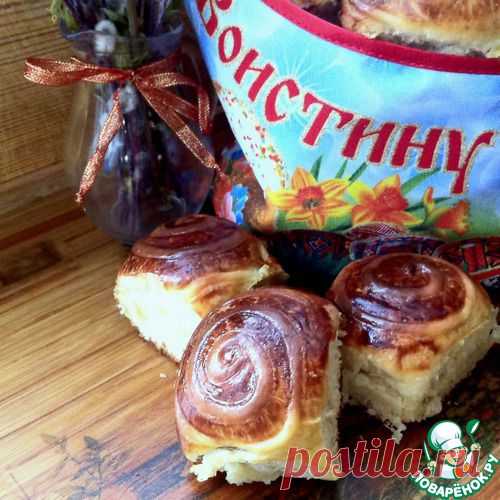 Булочки с шоколадным кремом - кулинарный рецепт