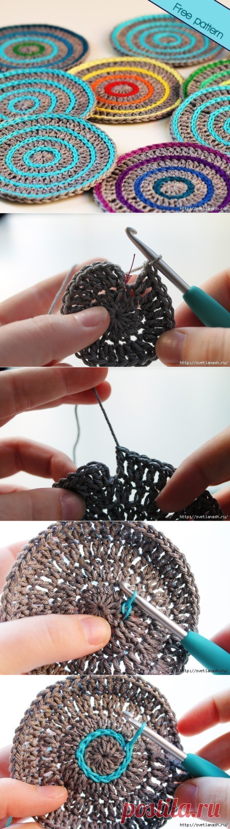 Crochet pods for cups