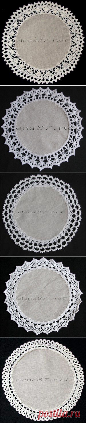 АЖУРНАЯ КАЙМА, СВЯЗАННАЯ КРЮЧКОМ
