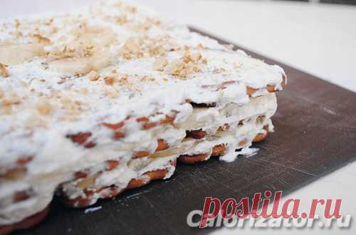 Торт из печенья с бананами - калорийность, состав, описание - www.calorizator.ru