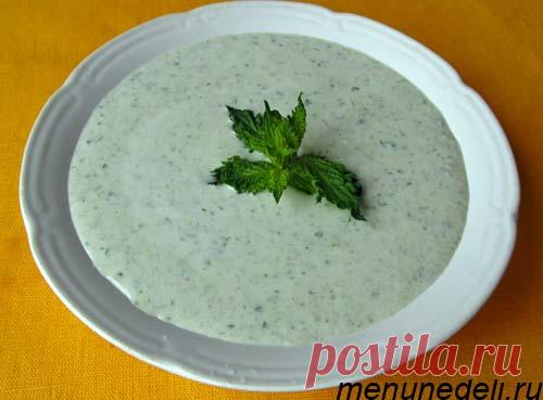 Суп с кефиром и огурцами / Меню недели