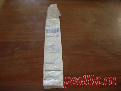 Как хранить пакеты - полиэтиленовое «оригами»