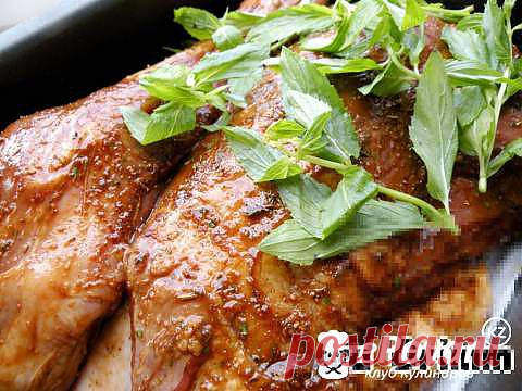 Баранья лопатка в мятном соусе — Рецепт приготовления с фото — Горячие блюда, Блюда из мяса