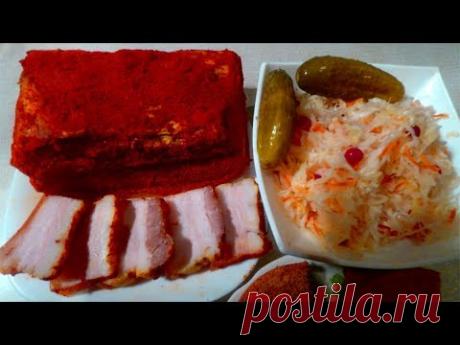 САЛО, ВАРЕНОЕ В ПАКЕТЕ + вкусная картоха!