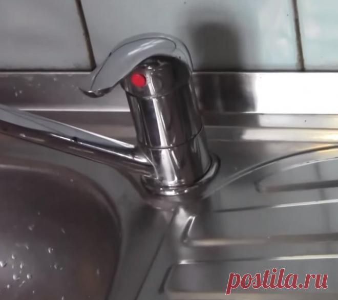 Течет смеситель – устраняем проблему
