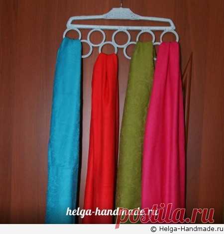 Вешалка для шарфов своими руками, мастер-класс | helga-handmade.ru
